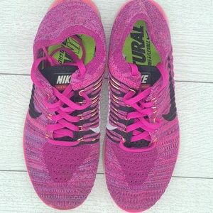 Pink Nike free Rn Flynknit US 8 EUR 39